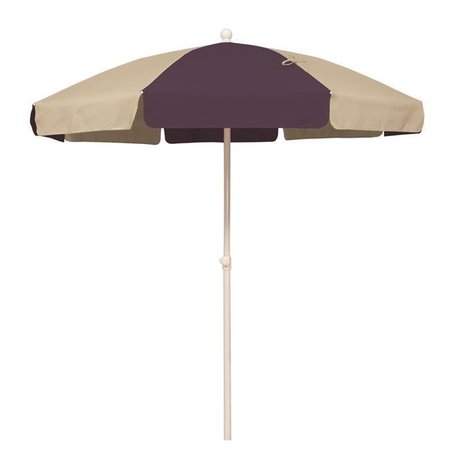 SIMPLY SHADE SimplyShade SSUB865KIT-P040-P1765 Tahiti 6.5 ft. Polyester Beach Umbrella with Fiberglass Ribs  Purple SSUB865KIT-P040/P1765